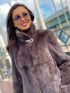 Шуба норковая 110 см