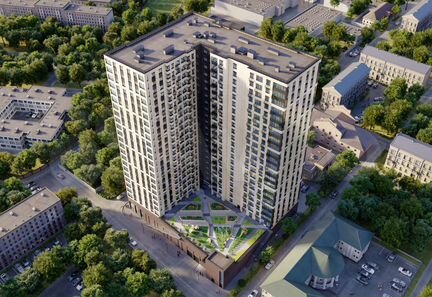 1-к квартира, 41.3 м², 9/24 эт.