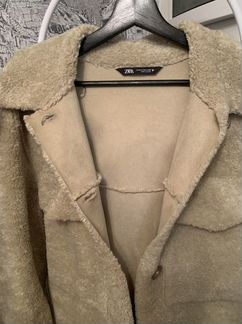 Куртка из искусственного меха zara
