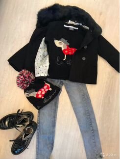 Стильное пальто H&M 116-122