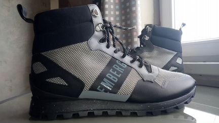 Bikkembergs ботинки кроссовки серо-черные Size 45