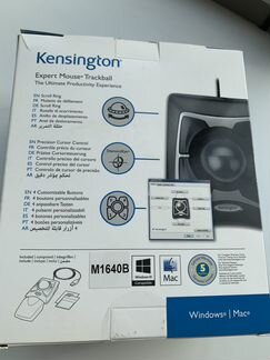 Трекбол Kensington Optical Expert Mouse Black USB+