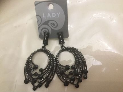 Серьги нарядные,новые