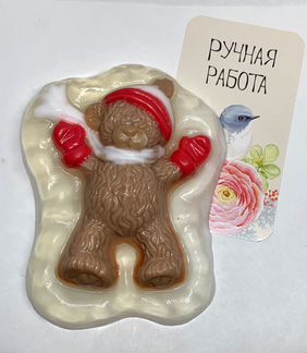 Новогоднее мыло ручной работы