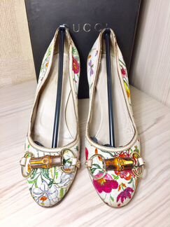 Туфли Gucci Flora Canvas оригинал