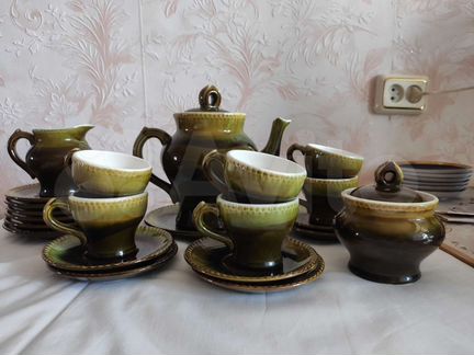 Сервиз чайный, кофейный, советский зик Конаково