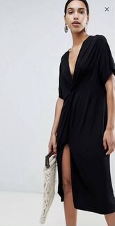 Свободное платье с узелком