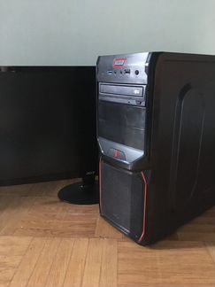 Пк Core i3 (3.6GHz) /4Gb/1Tb/1024Mb + Монитор 24