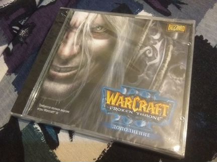 Warcraft Frozen Trone. лицензионный диск в плёнке