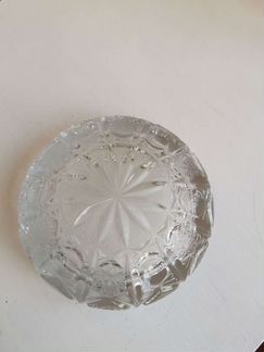 Хрустальная пепельница, 1980 е, СССР