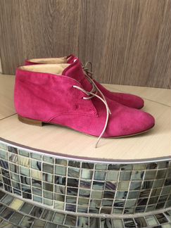 Женские ботинки tods, цвет фуксия, р 41