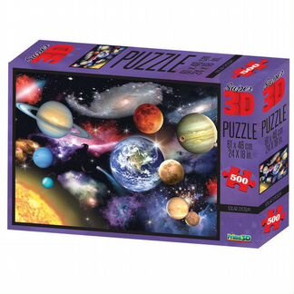 Пазл 3D Prime 3D 500 деталей, Планеты Солнечной системы (10176-SBM)