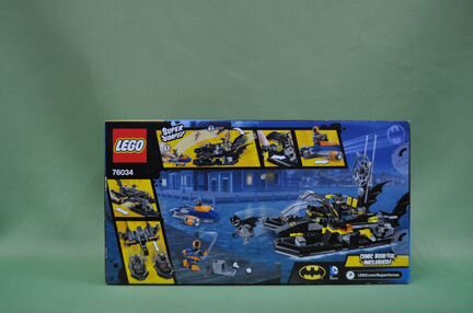 Lego 76034 Погоня в бухте на Бэткатере (новый)
