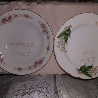 Тарелки Китай.Япония.Чехословакия.гдр