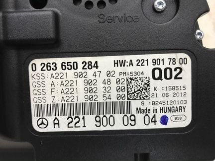 Приборная панель рест. Мерседес 221 A2219000904