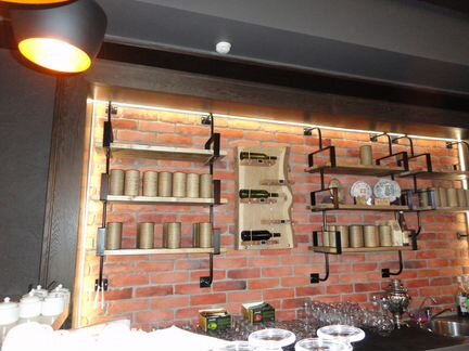 Полки в стиле лофт