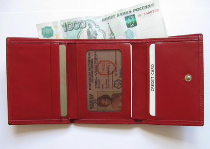 Кошелек, портмоне, натуральная кожа