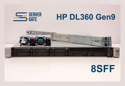 Сервер HP DL360 G9 2x E5-2680v3 32 GB