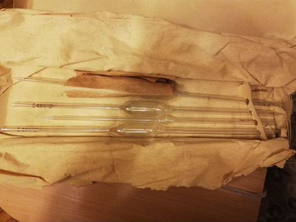 Пипетка мора 2-2-100мл. минмедпром. СССР