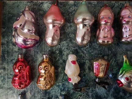 Елочные игрушки СССР