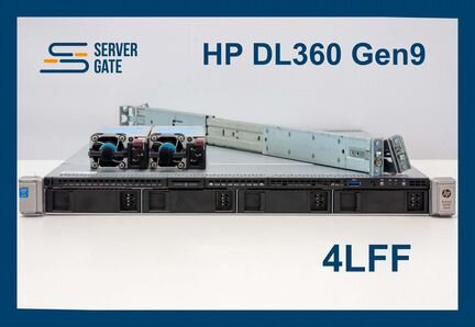 Сервер HP DL360 G9 4LFF 2x E5-2650v3 512 GB