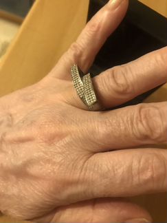 Кольцо серебро 925