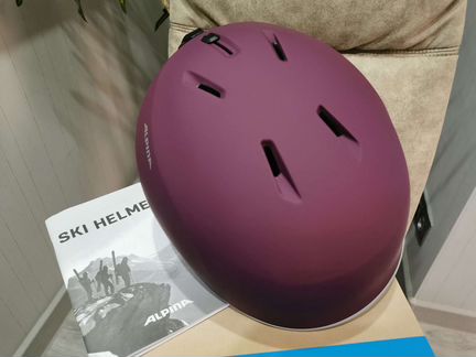 Шлем Alpina сноубордический Albona фиолетовый