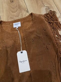 Жилет Pepe Jeans. Натуральная замша. Новый
