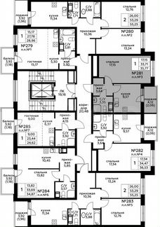 1-к квартира, 35.8 м², 2/7 эт.