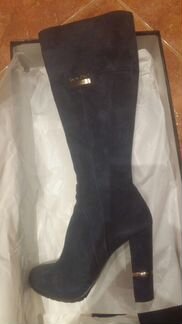 Сапоги замшевые fabiani Италия 38р