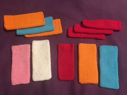 Чехол на телефон вязанный стрейч