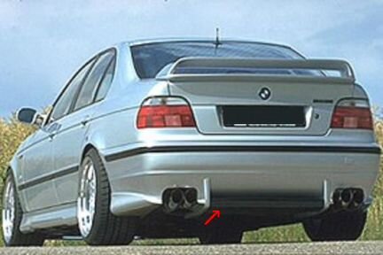 BMW E39/бмв Е39 Антикрыло в задний бампер HMC
