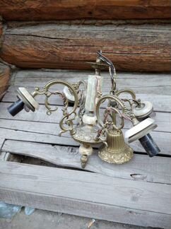 Люстра бронза-мрамор