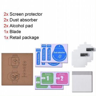 Защитная пленка прозрачная для экрана Apple Watch